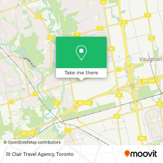 St Clair Travel Agency plan