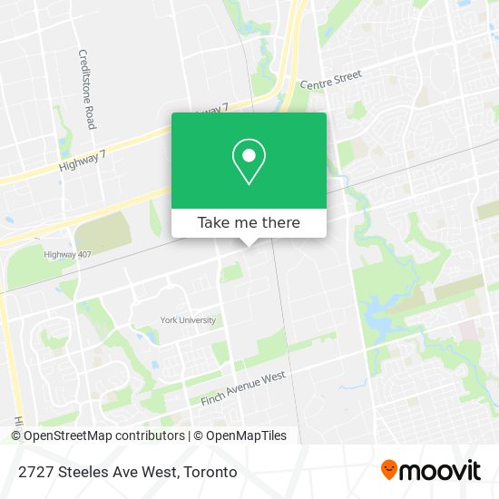 2727 Steeles Ave West map