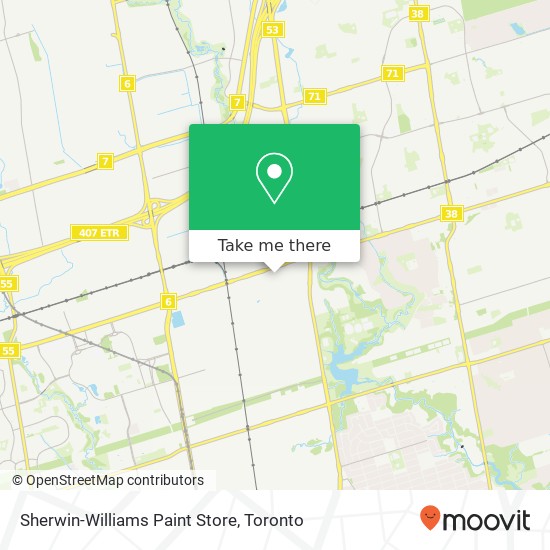 Sherwin-Williams Paint Store map