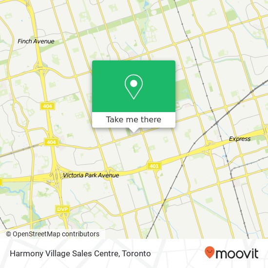 Harmony Village Sales Centre map