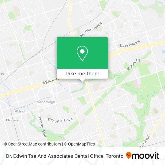 Dr. Edwin Tse And Associates Dental Office map