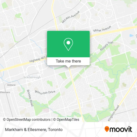 Markham & Ellesmere map