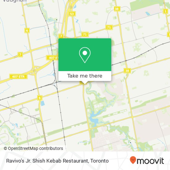 Ravivo's Jr. Shish Kebab Restaurant map