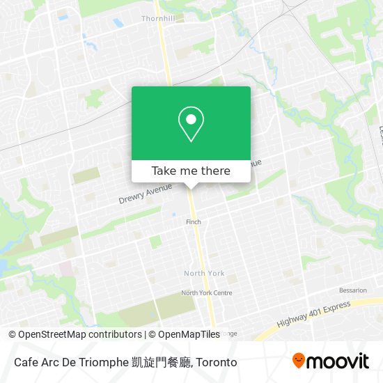 Cafe Arc De Triomphe 凱旋門餐廳 map