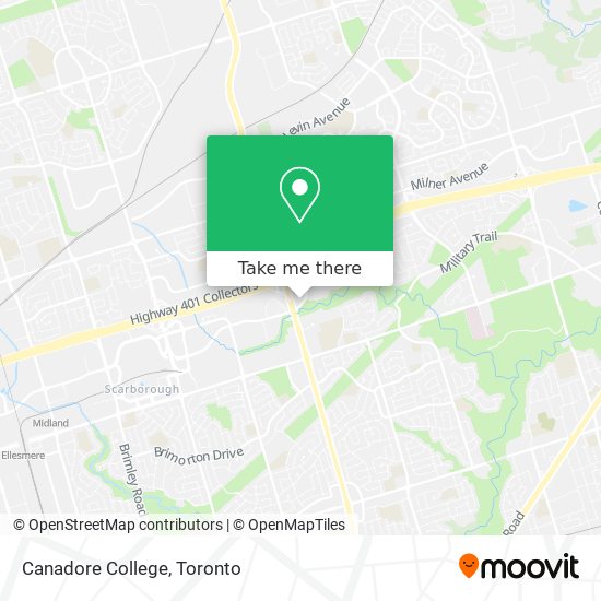 Canadore College map