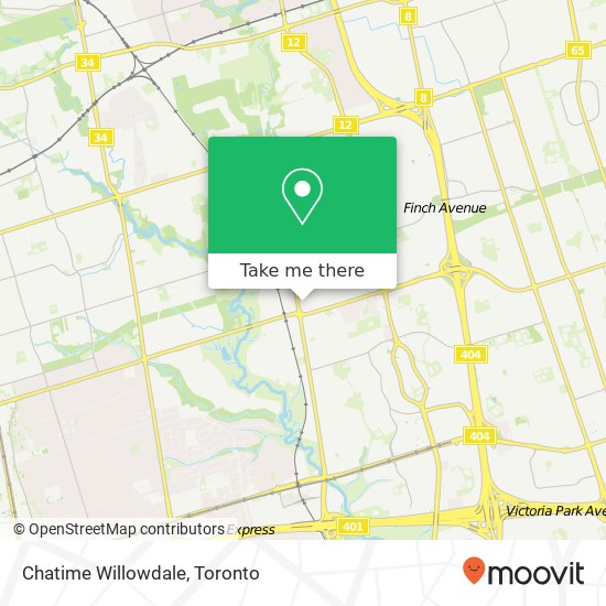 Chatime Willowdale plan