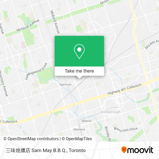 三味燒臘店 Sam May B.B.Q. map