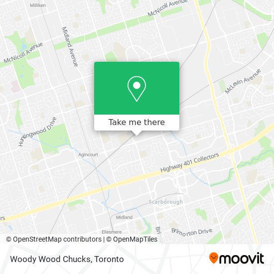 Woody Wood Chucks map