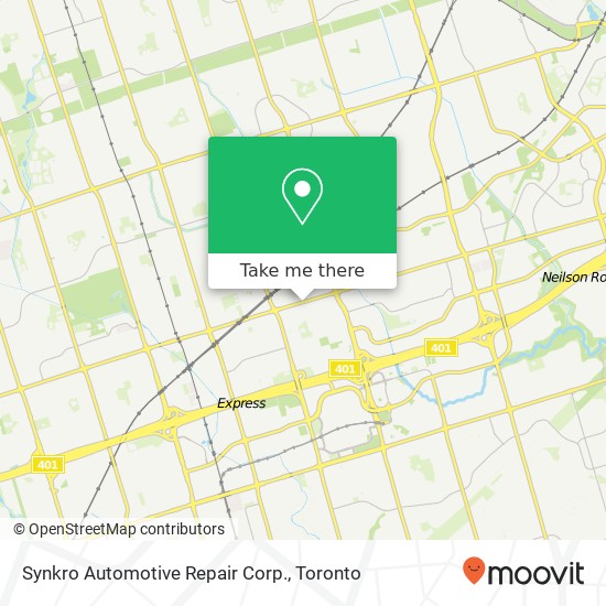 Synkro Automotive Repair Corp. map