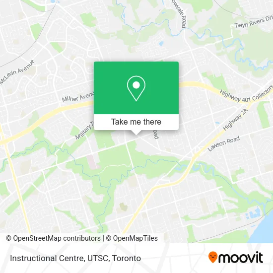 Instructional Centre, UTSC map