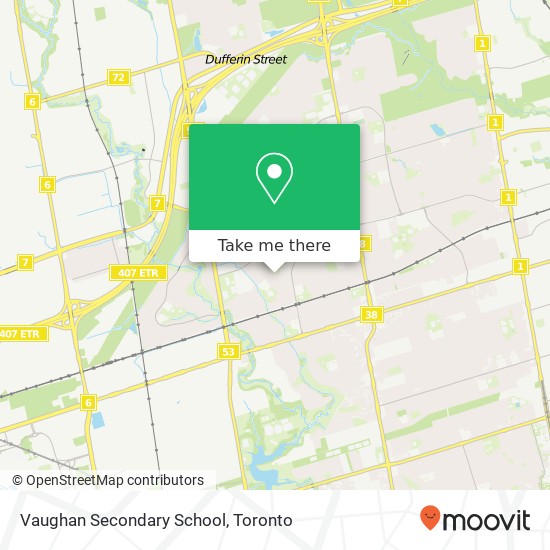 Vaughan Secondary School map