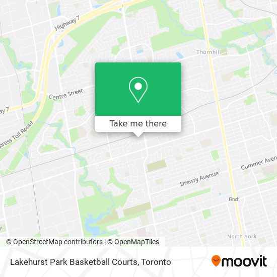 Lakehurst Park Basketball Courts map