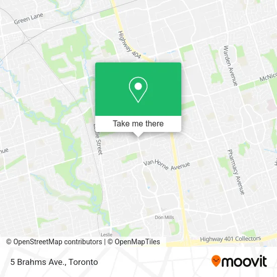 5 Brahms Ave. map