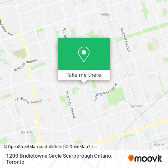 1200 Bridletowne Circle Scarborough Ontario plan