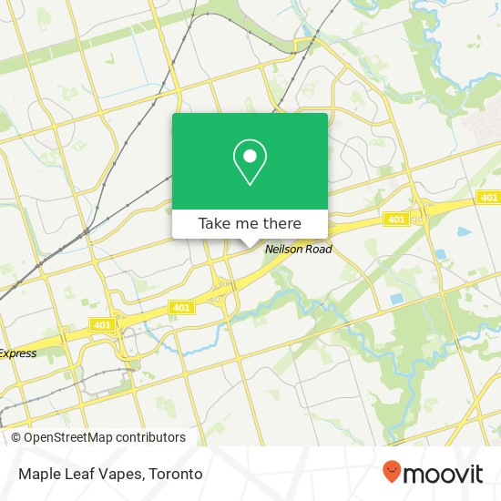 Maple Leaf Vapes map