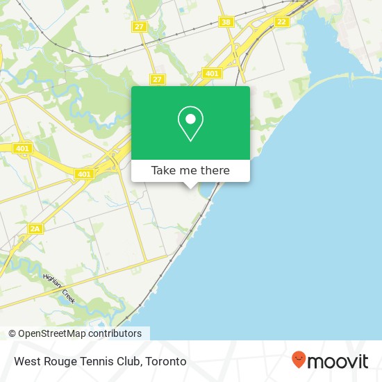 West Rouge Tennis Club map