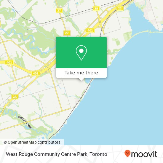 West Rouge Community Centre Park map