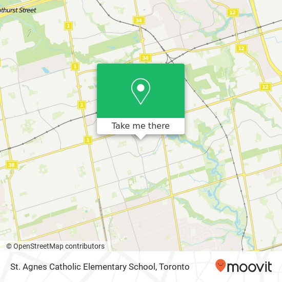 St. Agnes Catholic Elementary School map
