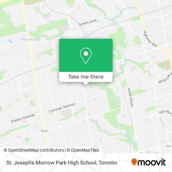 St. Joseph's Morrow Park High School map