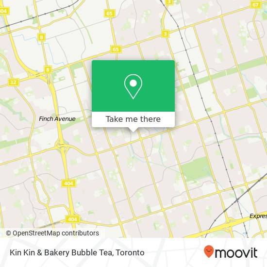 Kin Kin & Bakery Bubble Tea map