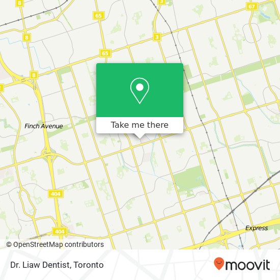 Dr. Liaw Dentist map