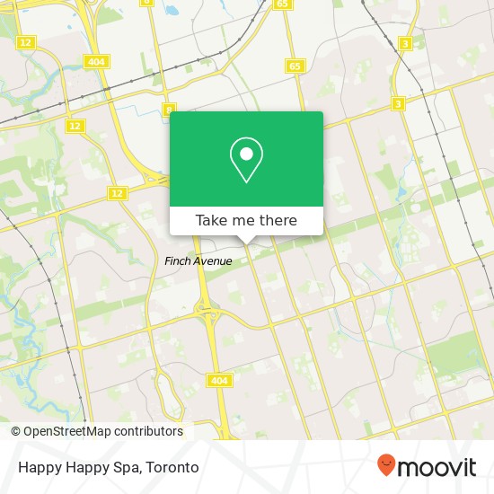 Happy Happy Spa map