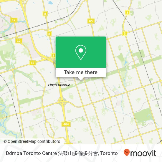 Ddmba Toronto Centre 法鼓山多倫多分會 map