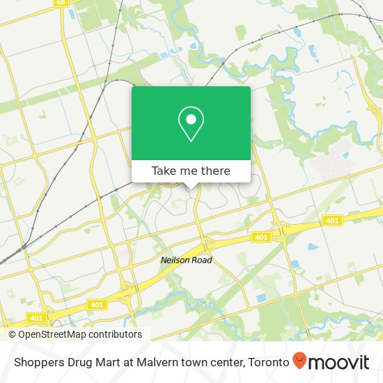 Shoppers Drug Mart at Malvern town center plan