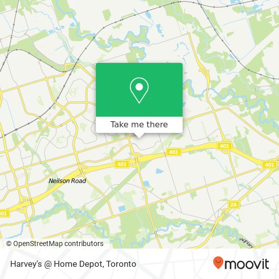 Harvey's @ Home Depot map