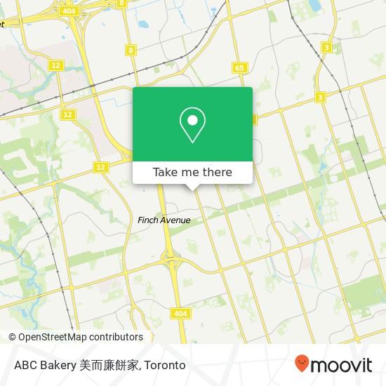 ABC Bakery 美而廉餅家 map