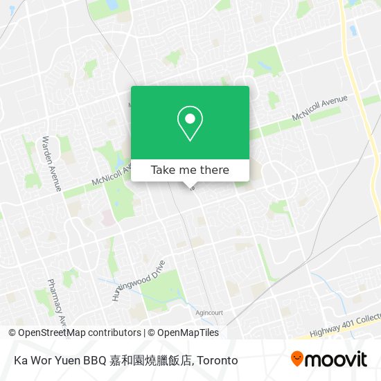 Ka Wor Yuen BBQ 嘉和園燒臘飯店 map
