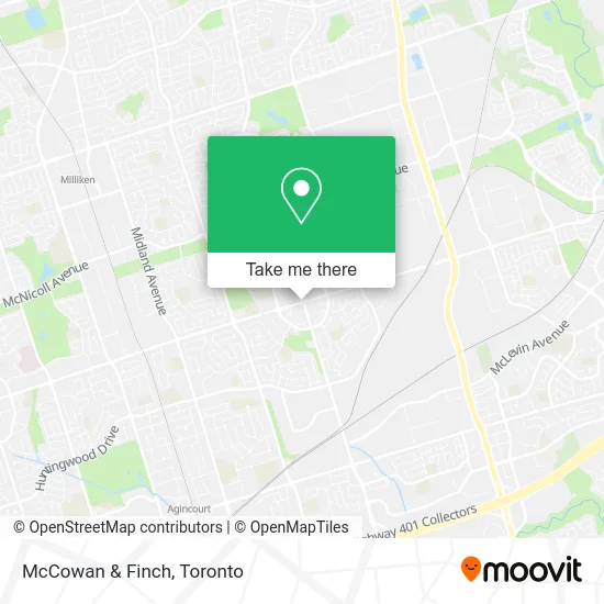 McCowan & Finch map