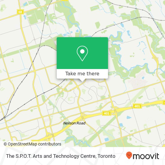 The S.P.O.T. Arts and Technology Centre map