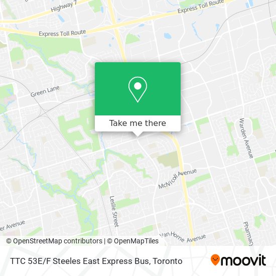 Ttc Night Bus Map How To Get To Ttc 53E / F Steeles East Express Bus In Markham By Bus Or  Train?