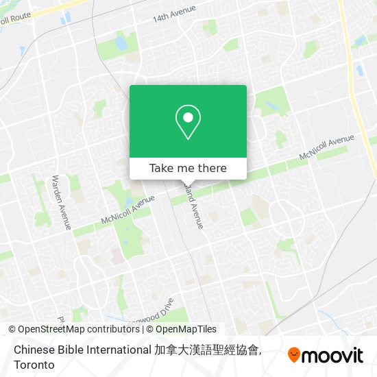 Chinese Bible International 加拿大漢語聖經協會 plan