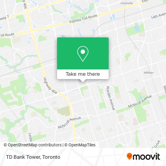 TD Bank Tower map