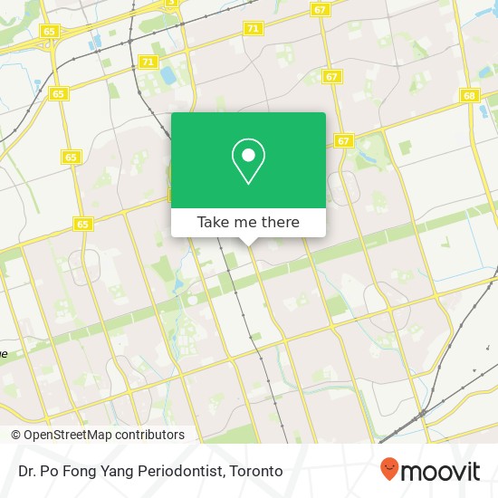 Dr. Po Fong Yang Periodontist map
