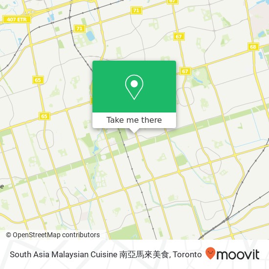 South Asia Malaysian Cuisine 南亞馬來美食 map