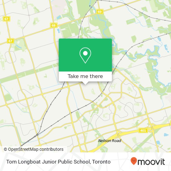 Tom Longboat Junior Public School map