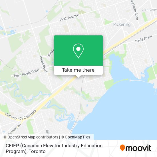 CEIEP (Canadian Elevator Industry Education Program) map