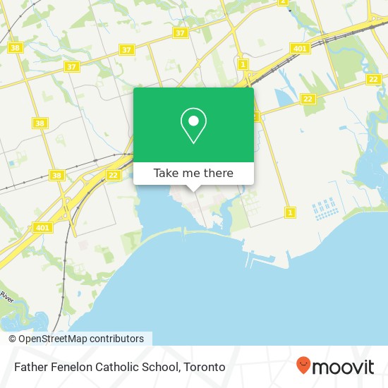 Father Fenelon Catholic School map