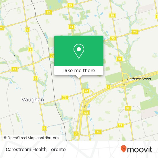 Carestream Health map