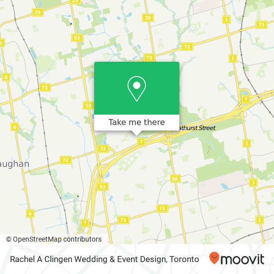 Rachel A Clingen Wedding & Event Design map
