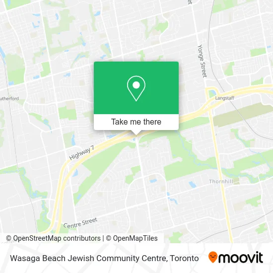 Wasaga Beach Jewish Community Centre map