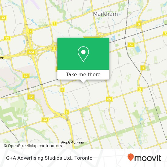 G+A Advertising Studios Ltd. map