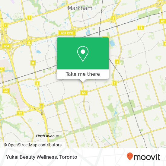 Yukai Beauty Wellness map