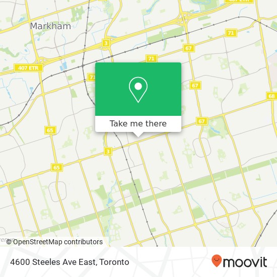 4600 Steeles Ave East map