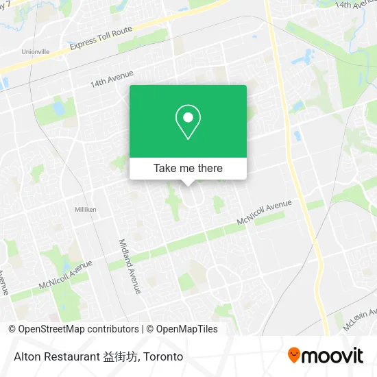 Alton Restaurant 益街坊 plan