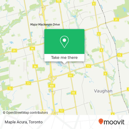 Maple Acura map