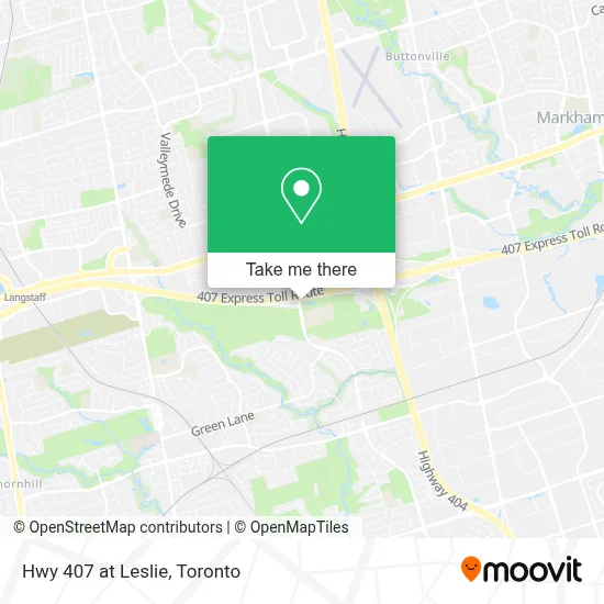 パンダの工房407 How to Get to Hwy 407 at Leslie in Markham by Bus or Subway?